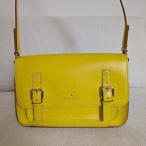 Kate Spade Chartreuse Yellow Crossbody Bag with Duster Bag
